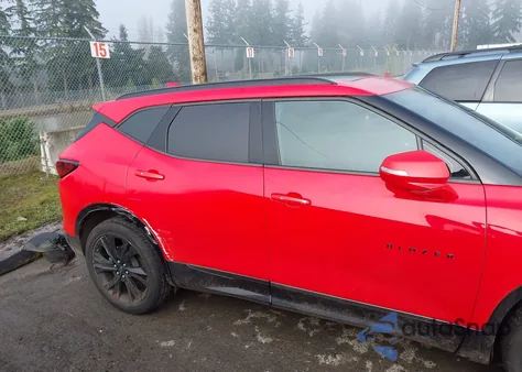 2019 Chevrolet Blazer Rs из США, поврежденный, VIN 3GNKBJRS6KS583187